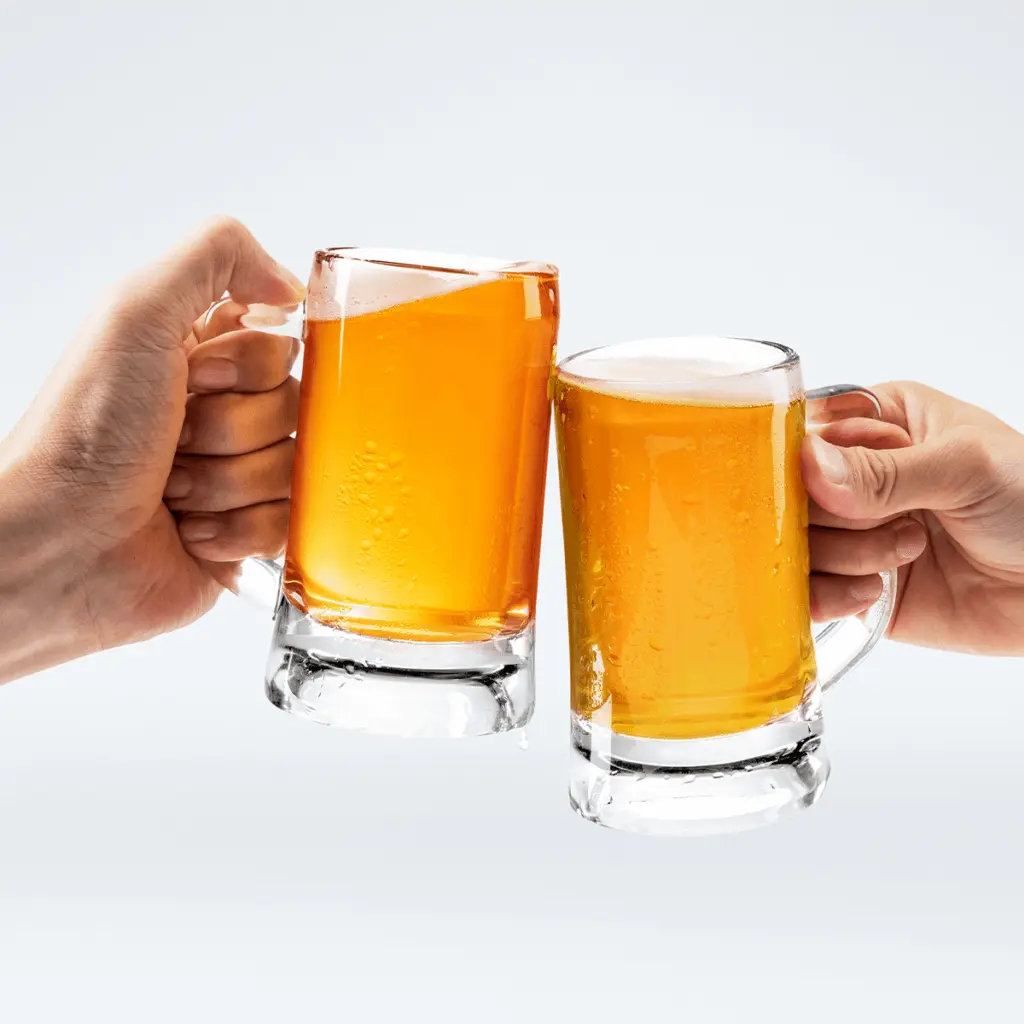 Men toasting with beer