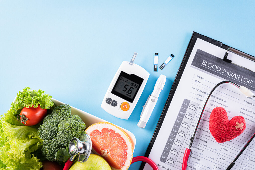 Diabetes management and healthy eating